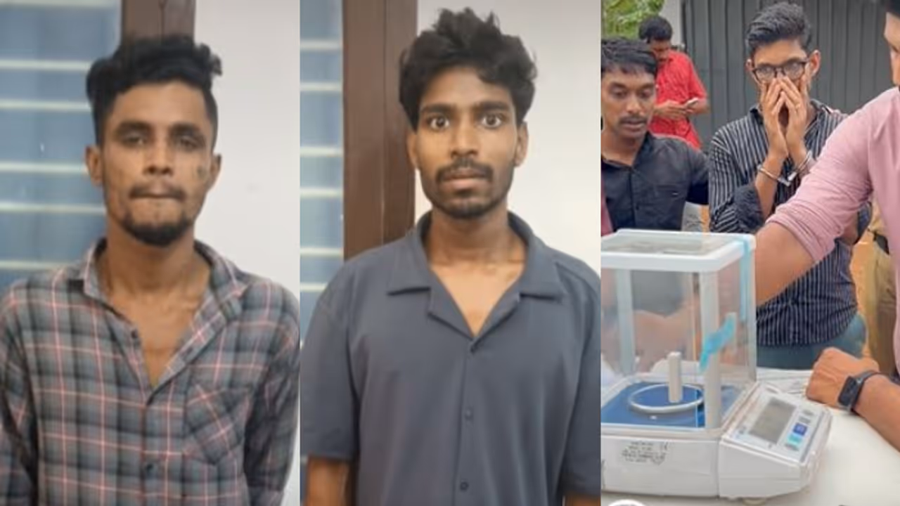 അങ്ങനങ്ങ് പോയാലോ! സംശയം തോന്നി 'കുട്ടി ഫാദറി'നെ പൊക്കി, തിരുപുറത്ത് 2 പേർ എംഡിഎംഎയും കഞ്ചാവുമായി പിടിയിൽ അങ്ങനങ്ങ് പോയാലോ! സംശയം തോന്നി 'കുട്ടി ഫാദറി'നെ പൊക്കി, തിരുപുറത്ത് 2 പേർ എംഡിഎംഎയും കഞ്ചാവുമായി പിടിയിൽ