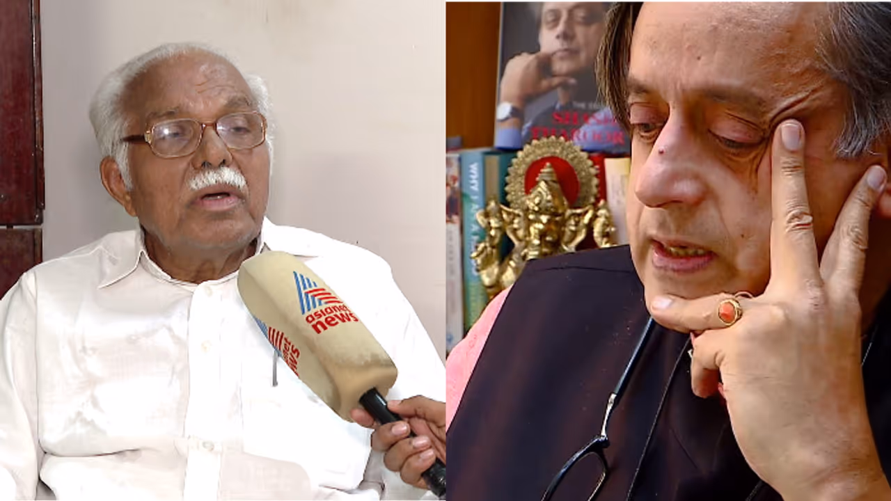 വിശ്വപൗരൻ ആണെങ്കിലും എംപി ആക്കിയത് കോൺഗ്രസ് ആണ്, ശശി തരൂർ അത് മറക്കരുത്, സാമാന്യ മര്യാദ കാട്ടണം: പി ജെ കുര്യൻ