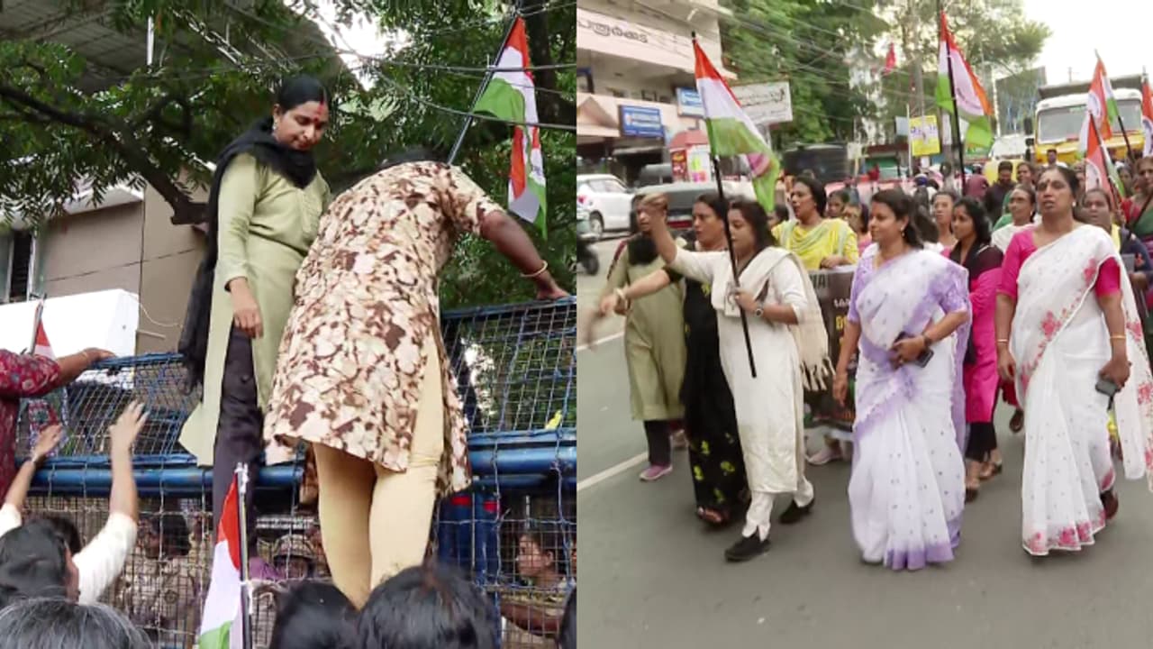 കേരളത്തിൽ പൊലീസ് രാജെന്ന് ബിന്ദു കൃഷ്ണ; പേരൂർക്കട സ്റ്റേഷനിലേക്ക് മഹിളാ കോൺഗ്രസ് നടത്തിയ മാർച്ചിൽ സംഘർഷം കേരളത്തിൽ പൊലീസ് രാജെന്ന് ബിന്ദു കൃഷ്ണ; പേരൂർക്കട സ്റ്റേഷനിലേക്ക് മഹിളാ കോൺഗ്രസ് നടത്തിയ മാർച്ചിൽ സംഘർഷം