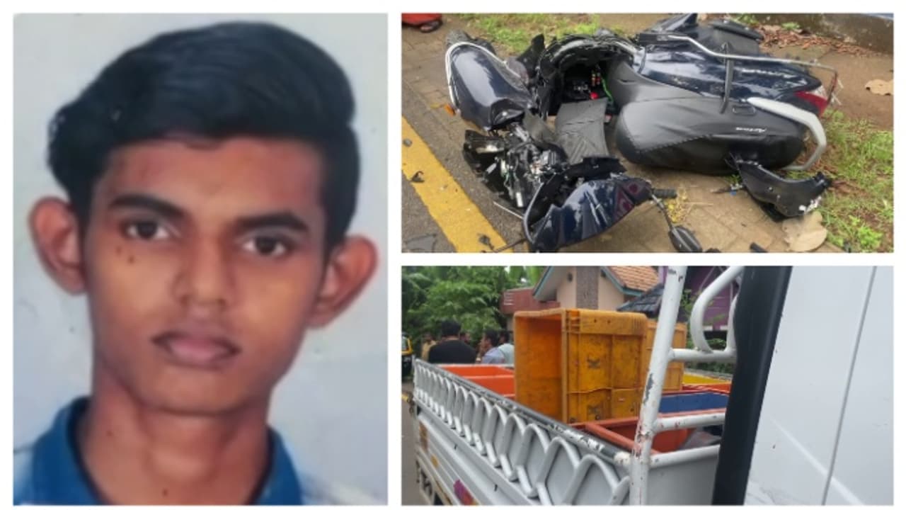 മീനുമായി വന്ന മിനി ടെമ്പോ സ്കൂട്ടറിനെ മറികടക്കുന്നതിനിടെ മറ്റൊരു സ്കൂട്ടറിലിടിച്ചു; യുവാവിന് ദാരുണാന്ത്യം മീനുമായി വന്ന മിനി ടെമ്പോ സ്കൂട്ടറിനെ മറികടക്കുന്നതിനിടെ മറ്റൊരു സ്കൂട്ടറിലിടിച്ചു; യുവാവിന് ദാരുണാന്ത്യം