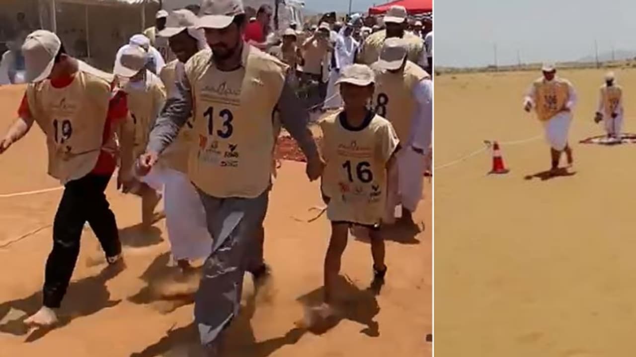 ചുട്ടുപൊള്ളുന്ന വെയിലിൽ മരുഭൂമിയിലൂടെ ന​ഗ്നപാദരായി നടക്കണം, യുഎഇയിൽ നടന്ന മത്സരത്തിൽ പങ്കാളികളായി പ്രവാസികളും