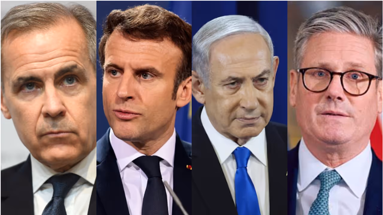 'ഇനി ഇത് തുടരരുത്, ഉടൻ അവസാനിപ്പിക്കണം'; ഇസ്രായേലിന് ശക്തമായ മുന്നറിയിപ്പുമായി ബ്രിട്ടനും ഫ്രാൻസും കാനഡയും