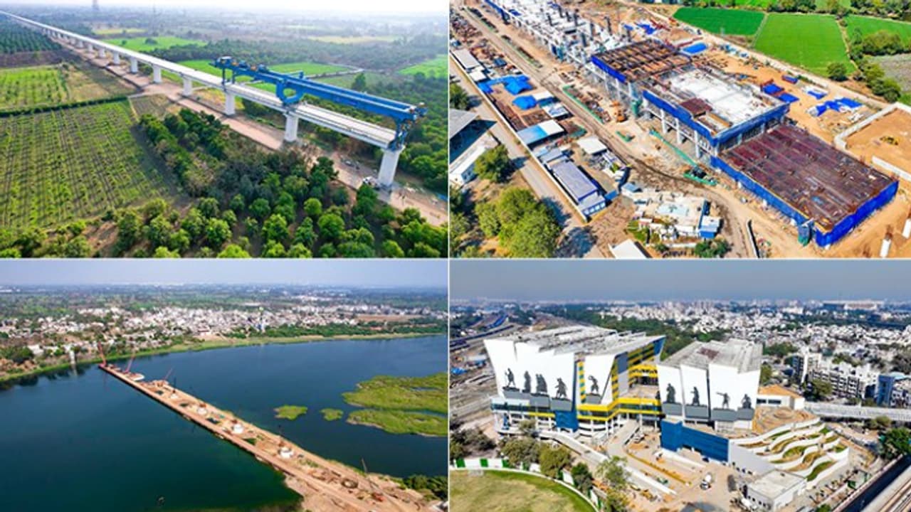 ആഹാ! ചൈനയും ജപ്പാനും അല്ല, ഇത് ഇന്ത്യയിൽ തന്നെ! സുന്ദരം ഈ കാഴ്ച , ബുള്ളറ്റ് വേഗത്തിൽ ബുള്ളറ്റ് ട്രെയിൻ ജോലികൾ