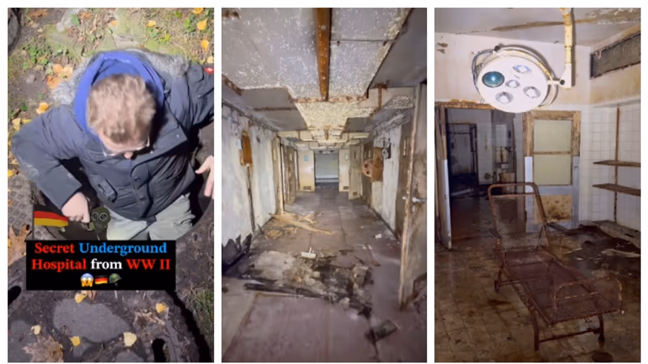 ഇറങ്ങിയത് ഓവുചാലിലേക്കുള്ള മാന്ഹോളിലേക്ക് പക്ഷേ, എത്തിയത് രണ്ടാം ലോകമഹായുദ്ധ കാലത്തെ ആശുപത്രിയിൽ, വീഡിയോ വൈറൽ ഇറങ്ങിയത് ഓവുചാലിലേക്കുള്ള മാന്ഹോളിലേക്ക് പക്ഷേ, എത്തിയത് രണ്ടാം ലോകമഹായുദ്ധ കാലത്തെ ആശുപത്രിയിൽ, വീഡിയോ വൈറൽ