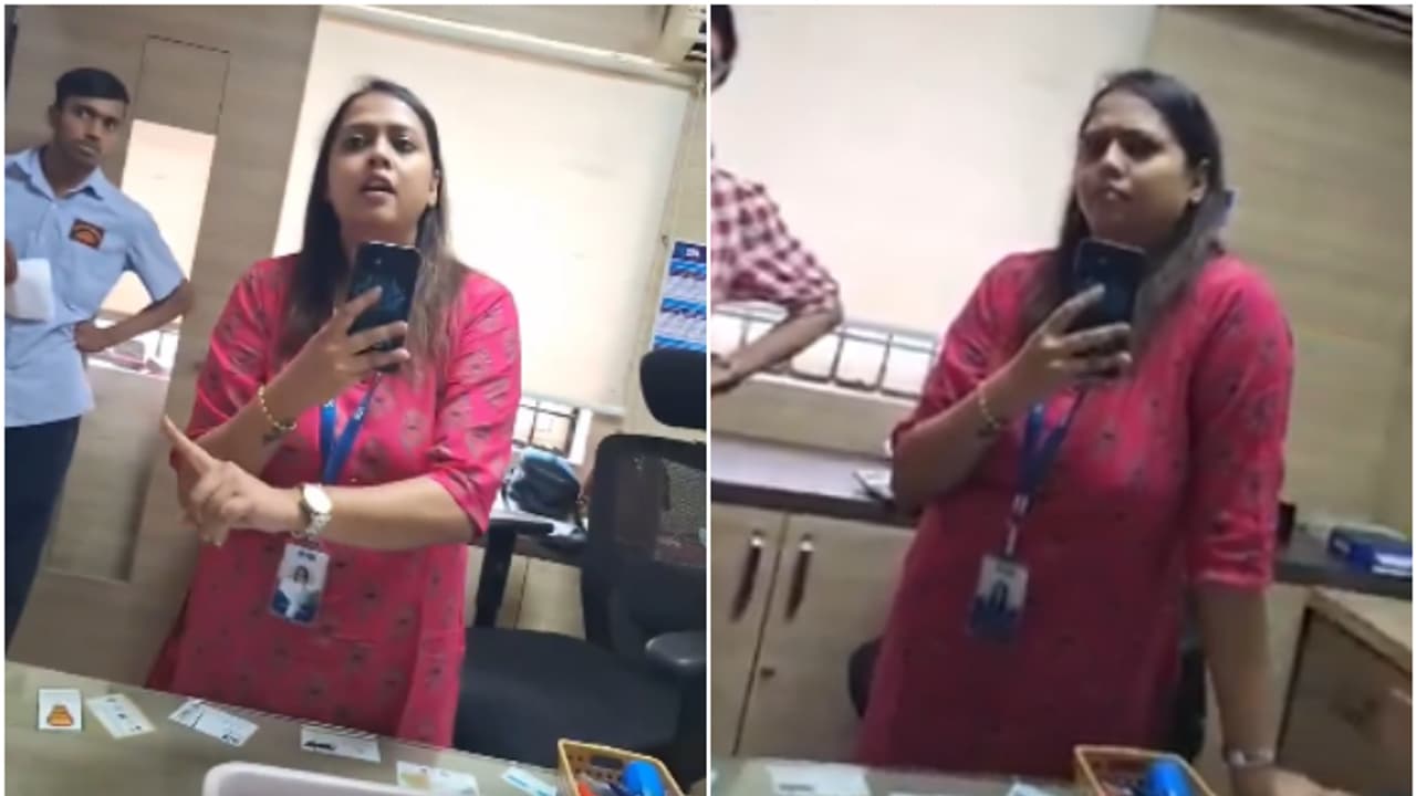 എസ്ബിഐ മാനേജർ കസ്റ്റമർ പൊരിഞ്ഞ പോര്; ഇത് കർണാടകയെന്ന് കസ്റ്റമർ, ഇന്ത്യയാണ് കന്നട സംസാരിക്കില്ലെന്ന് മാനേജർ