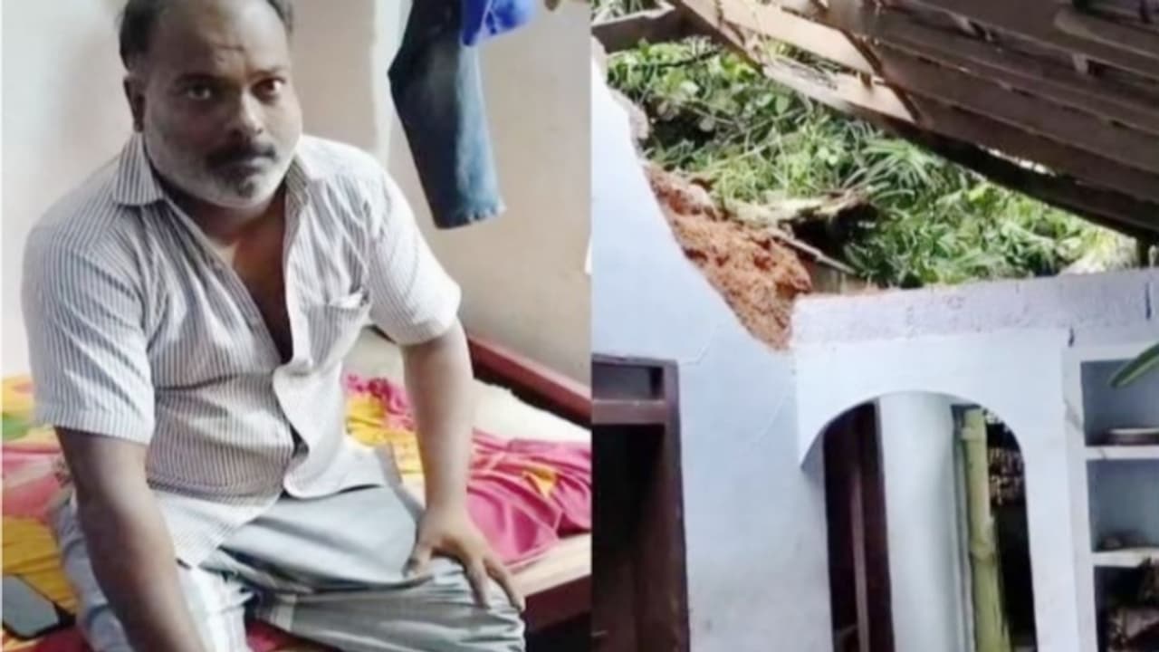 ക്ഷേത്ര പരിസരത്തു നിന്ന ഭീമന്‍ ആല്‍മരം അർദ്ധരാത്രി വീടിന് മുകളിലേക്ക് വീണു; മൂന്ന് പേര്‍ക്ക് പരിക്ക്