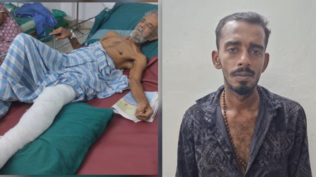 കണ്ണൂരിൽ അച്ഛന്റെ കാൽ തല്ലിയൊടിച്ച മകൻ അറസ്റ്റിൽ കണ്ണൂരിൽ അച്ഛന്റെ കാൽ തല്ലിയൊടിച്ച മകൻ അറസ്റ്റിൽ