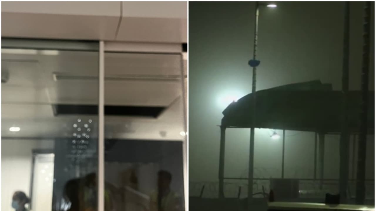 കനത്ത മഴയിൽ ദില്ലി വിമാനത്താവളത്തിലെ മേൽക്കൂരയുടെ ഷീറ്റ് ഇളകിവീണു; മലയാളി യാത്രക്കാരിക്ക് പരിക്ക് കനത്ത മഴയിൽ ദില്ലി വിമാനത്താവളത്തിലെ മേൽക്കൂരയുടെ ഷീറ്റ് ഇളകിവീണു; മലയാളി യാത്രക്കാരിക്ക് പരിക്ക്