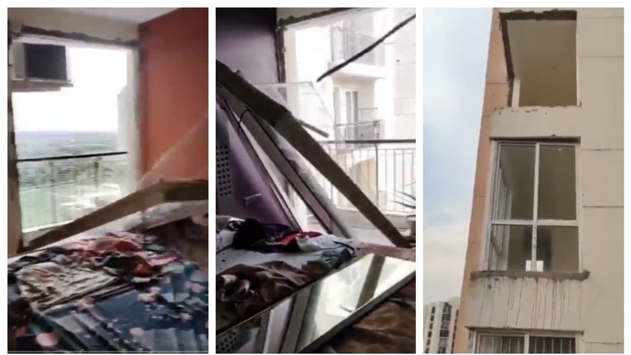 കാറ്റും മഴയും വീശിയത് ആലിപ്പഴത്തോടെ, ഗ്രേറ്റര് നോയിഡയിലെ ഫ്ലാറ്റുകൾക്ക് സുരക്ഷാ ഭീതി; വീഡിയോ വൈറല് കാറ്റും മഴയും വീശിയത് ആലിപ്പഴത്തോടെ, ഗ്രേറ്റര് നോയിഡയിലെ ഫ്ലാറ്റുകൾക്ക് സുരക്ഷാ ഭീതി; വീഡിയോ വൈറല്