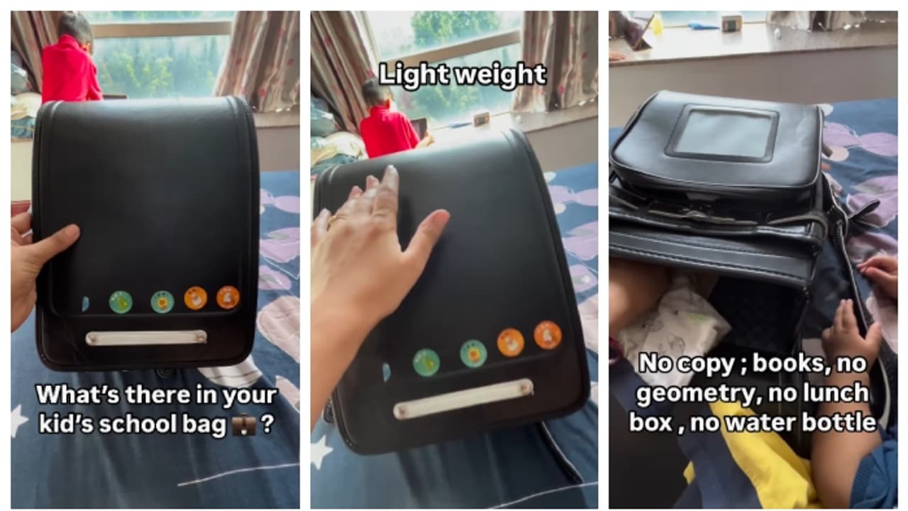 ഇത് താൻടാ സ്കൂൾ ബാഗ്! സോഷ്യൽ മീഡിയയിൽ തരംഗമായി ഏറ്റവും ഭാരം കുറഞ്ഞ സ്കൂൾ ബാഗ് ഇത് താൻടാ സ്കൂൾ ബാഗ്! സോഷ്യൽ മീഡിയയിൽ തരംഗമായി ഏറ്റവും ഭാരം കുറഞ്ഞ സ്കൂൾ ബാഗ്