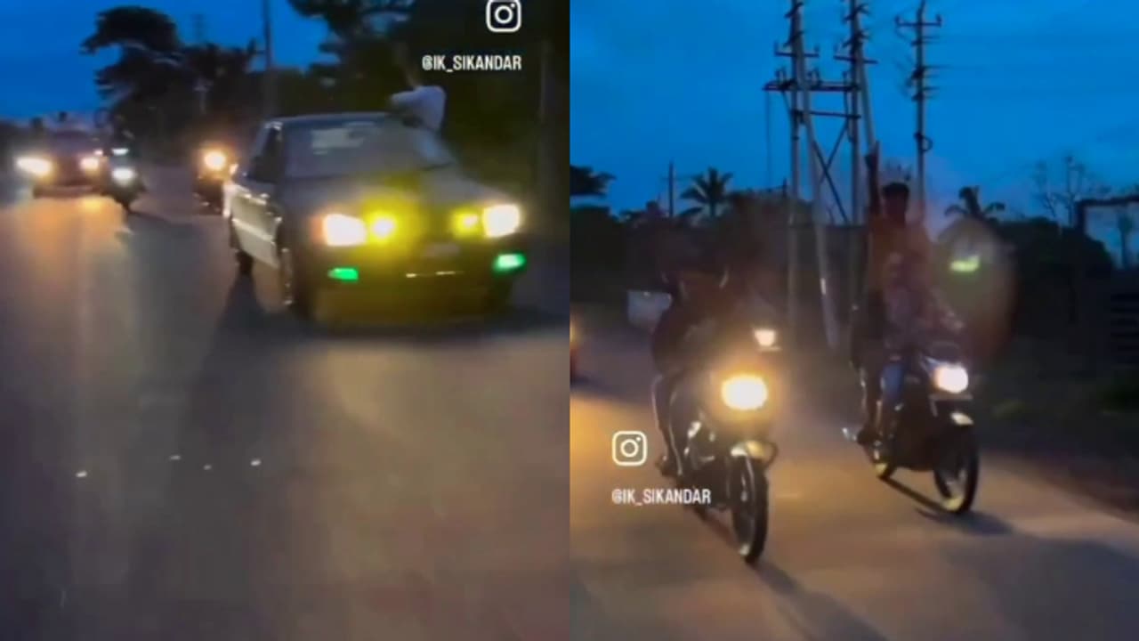 വിജയ റാലിയല്ല! കൂട്ടബലാത്സംഗ കേസിൽ ജാമ്യം കിട്ടി, നടുറോട്ടിൽ ഉച്ചത്തിൽ പാട്ടുവച്ച് പ്രതികളുടെ ഷോ; വീണ്ടും കേസ്