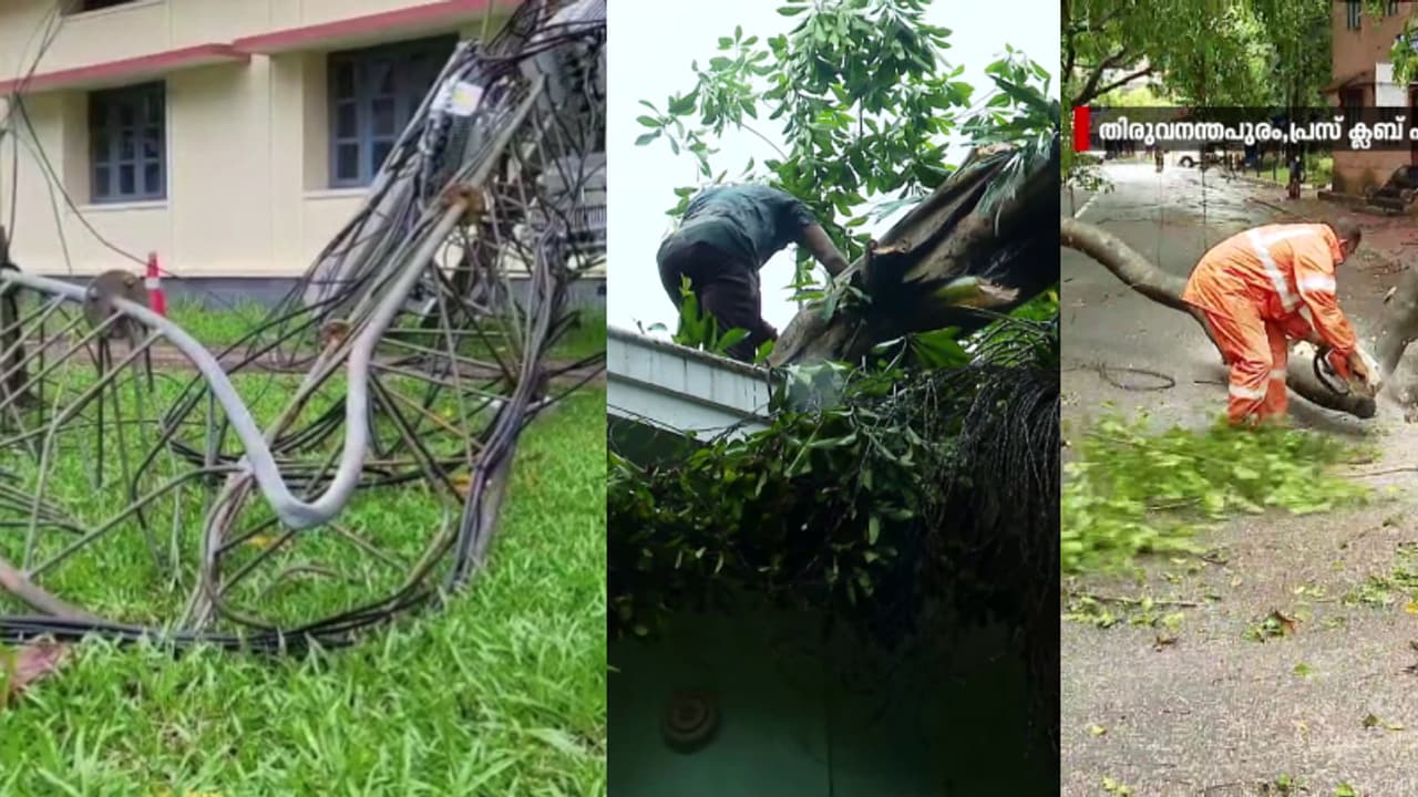 കാലവർഷം നേരത്തെയെത്തി, മഴക്കെടുതിയും: മൊബൈൽ ടവർ നിലംപൊത്തി, മരങ്ങൾ കടപുഴകി; ജില്ലകളിൽ വലിയ നാശനഷ്ടം