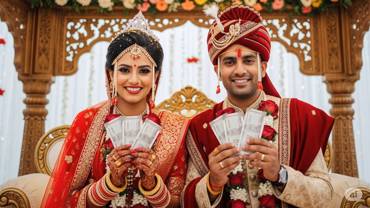 पैसा खर्च होता है शादी में: