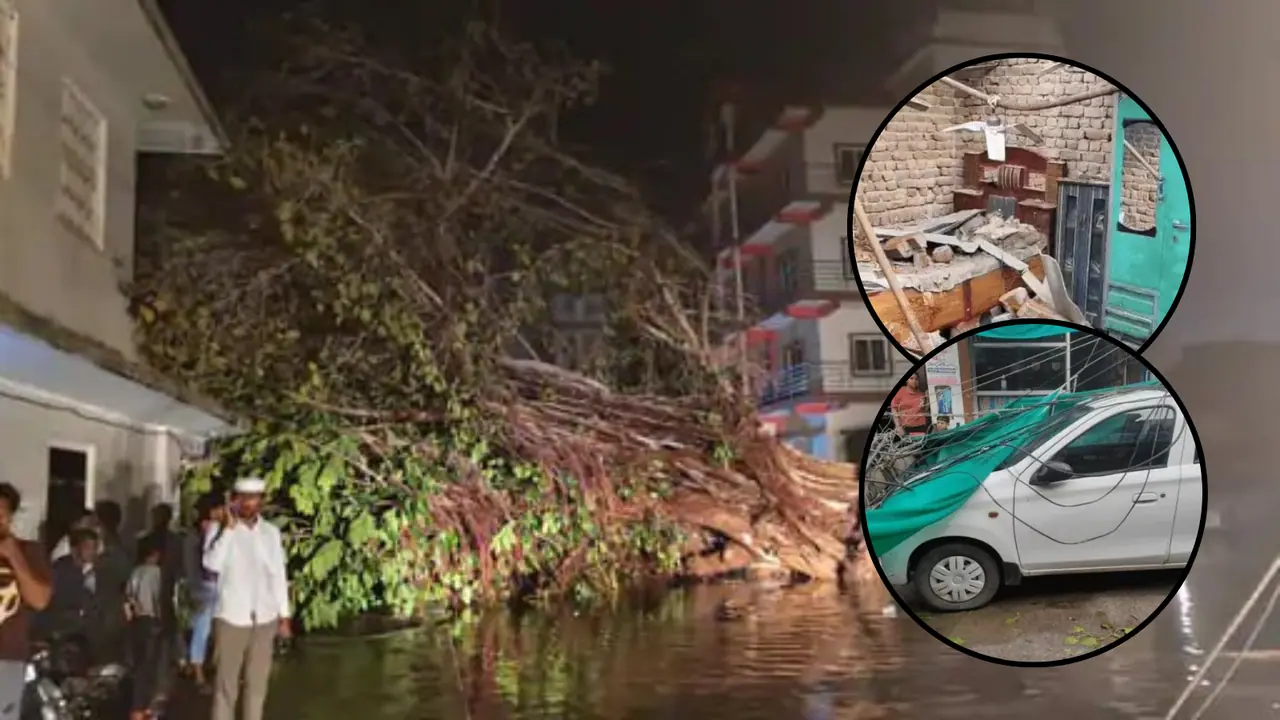 nautapa 2025 storm rainfall alert wall collapse bhiwadi deaths