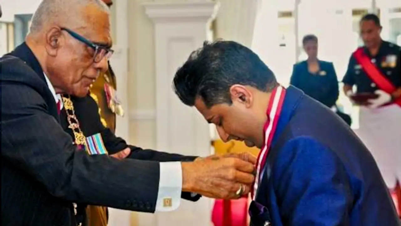 Sumeet Tappoo Gets Fiji’s Top Civilian Honour