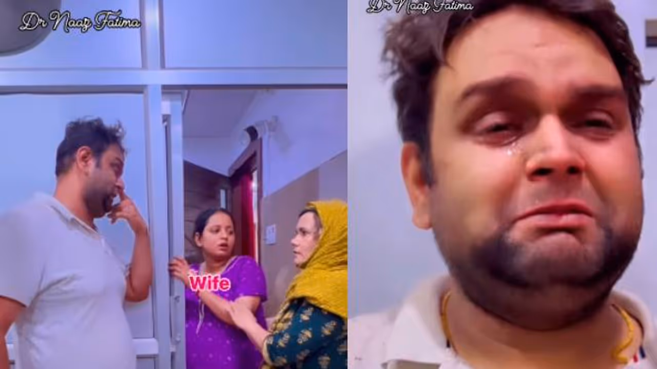 ഭാര്യയുടെ വേദനയെ കുറിച്ചാലോചിക്കാൻ വയ്യ, ലേബർ റൂമിൽ പൊട്ടിക്കരഞ്ഞ് യുവാവ്, വീഡിയോ 