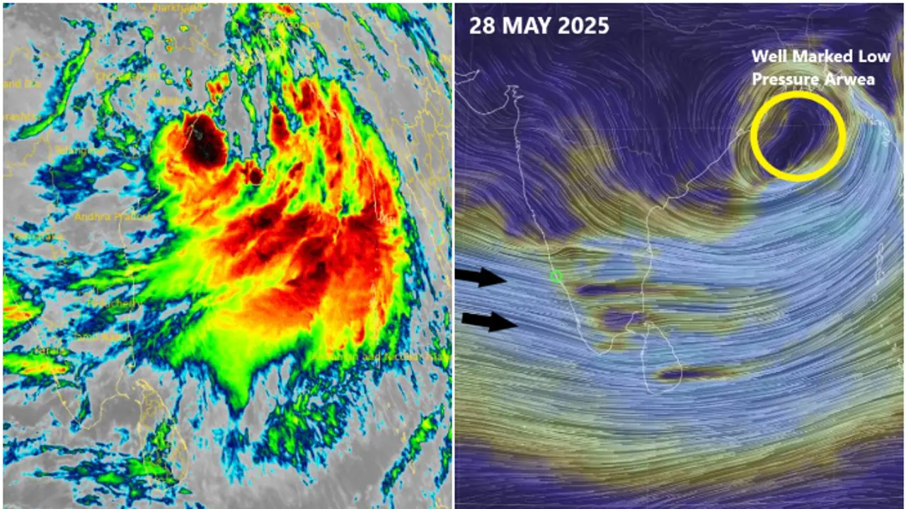 പടിഞ്ഞാറൻ കാറ്റ് കേരളത്തിന് മുകളിൽ ശക്തമാകും; മെയ് 30 വരെ അതിതീവ്ര മഴ തുടരും, നാളെ നാല് ജില്ലകളിൽ റെഡ് അലർട്ട്