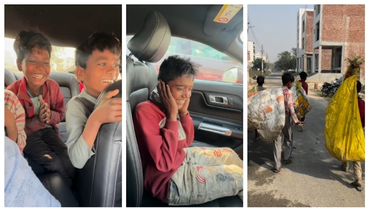 മുക്കാൽ കോടി വിലയുള്ള കാറിൽ റൈഡ് നടത്തി തെരുവ് കുട്ടികൾ; ആ സന്തോഷത്തിന് അപ്പുറം മറ്റെന്തെന്ന് സോഷ്യൽ മീഡിയ മുക്കാൽ കോടി വിലയുള്ള കാറിൽ റൈഡ് നടത്തി തെരുവ് കുട്ടികൾ; ആ സന്തോഷത്തിന് അപ്പുറം മറ്റെന്തെന്ന് സോഷ്യൽ മീഡിയ