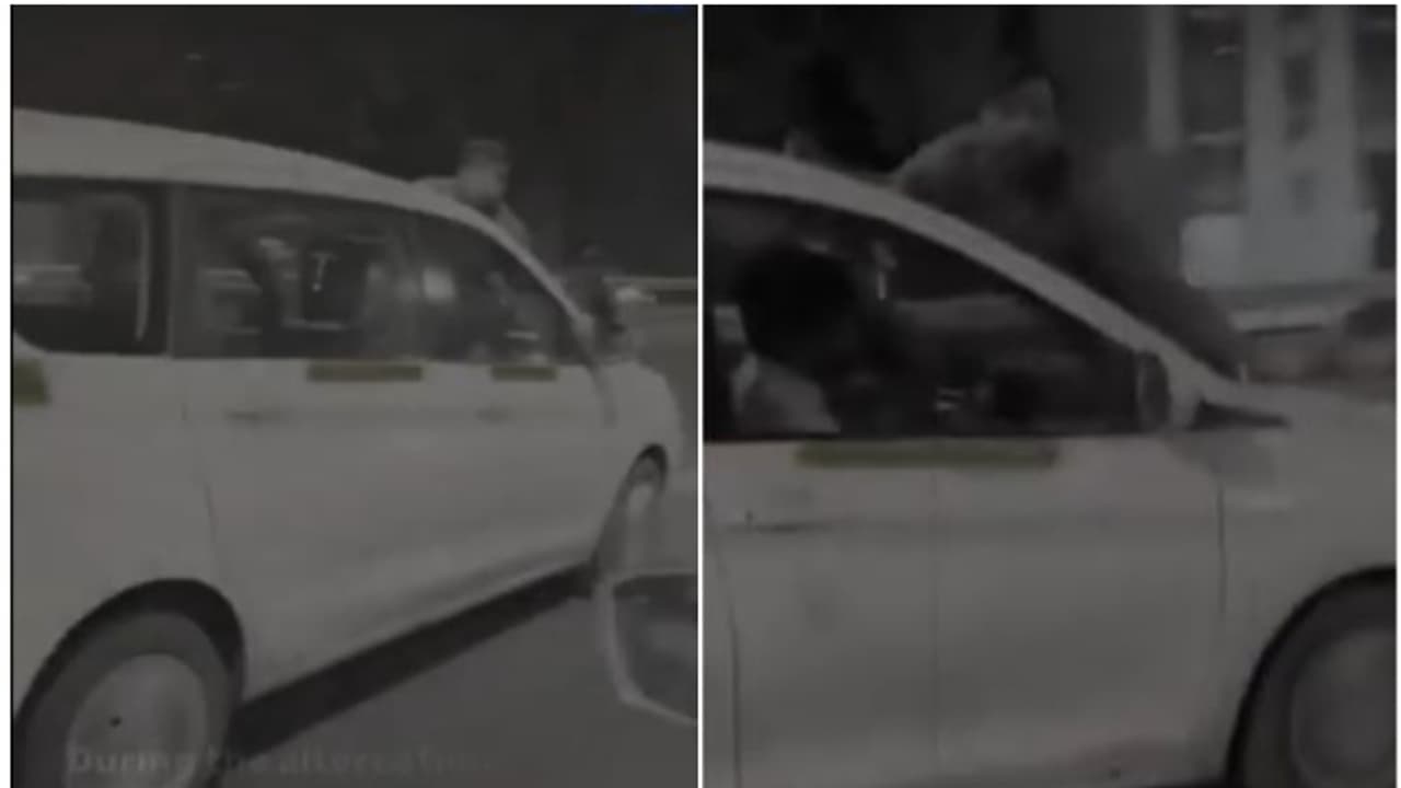 വിമാനത്താവളത്തിൽ ടാക്സി ഡ്രൈവർമാരുടെ പൊരിഞ്ഞ തല്ല്: ഒരാളെ ബോണറ്റിൽ കയറ്റി കിലോമീറ്ററുകളോളം കാറോടിച്ചു വിമാനത്താവളത്തിൽ ടാക്സി ഡ്രൈവർമാരുടെ പൊരിഞ്ഞ തല്ല്: ഒരാളെ ബോണറ്റിൽ കയറ്റി കിലോമീറ്ററുകളോളം കാറോടിച്ചു