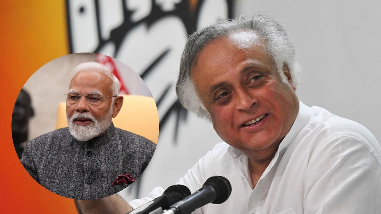 Jairam Ramesh and PM Narendra Modi