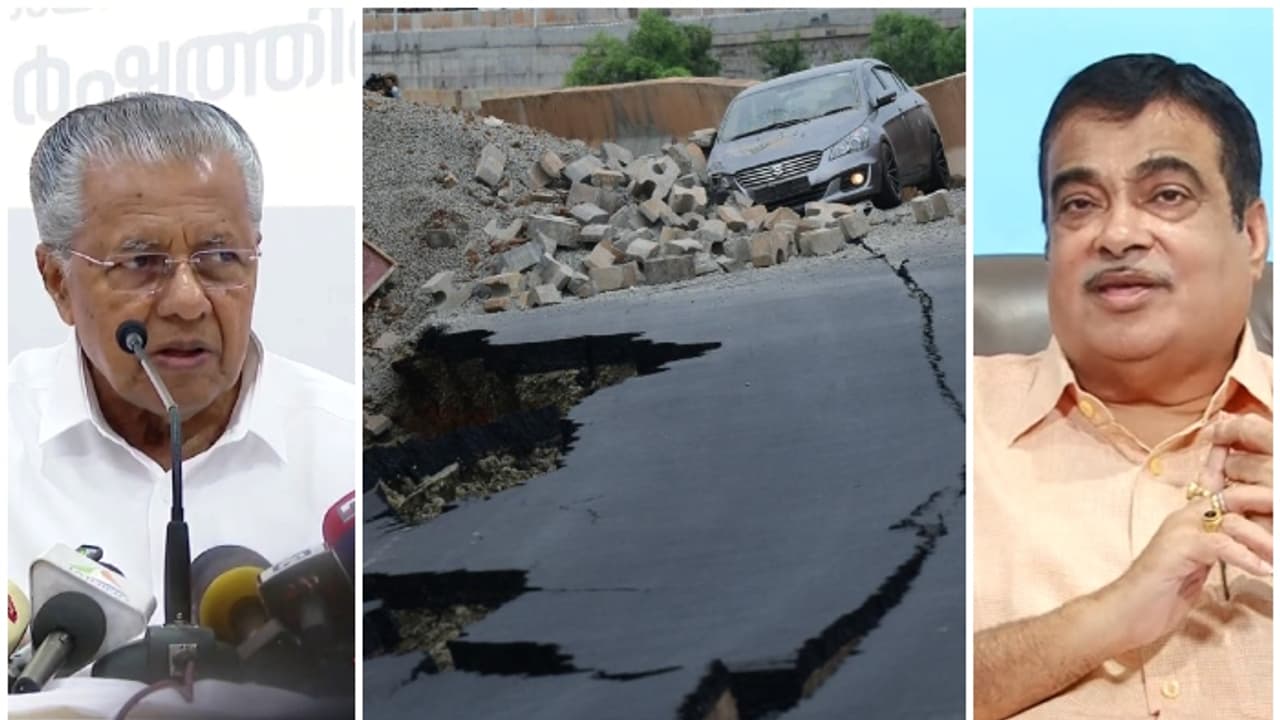 ദേശീയപാതാ നിർമ്മാണ അപാകതകൾ ശ്രദ്ധയിൽപ്പെടുത്താൻ മുഖ്യമന്ത്രി ദില്ലിയിലേക്ക്, ഗഡ്കരിയെ കാണും, ഒപ്പം റിയാസും 