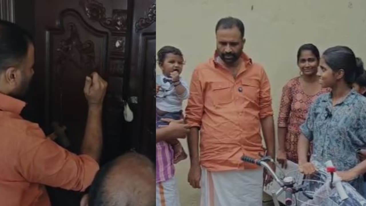 'മരുന്നും ആധാറും അടക്കം അകത്ത്', ജപ്തി ചെയ്ത വീടിന്റെ പൂട്ട് തകർത്ത് സിആർ മഹേഷ് എംഎൽഎ, കുടുംബത്തിന് തുണയായി 'മരുന്നും ആധാറും അടക്കം അകത്ത്', ജപ്തി ചെയ്ത വീടിന്റെ പൂട്ട് തകർത്ത് സിആർ മഹേഷ് എംഎൽഎ, കുടുംബത്തിന് തുണയായി