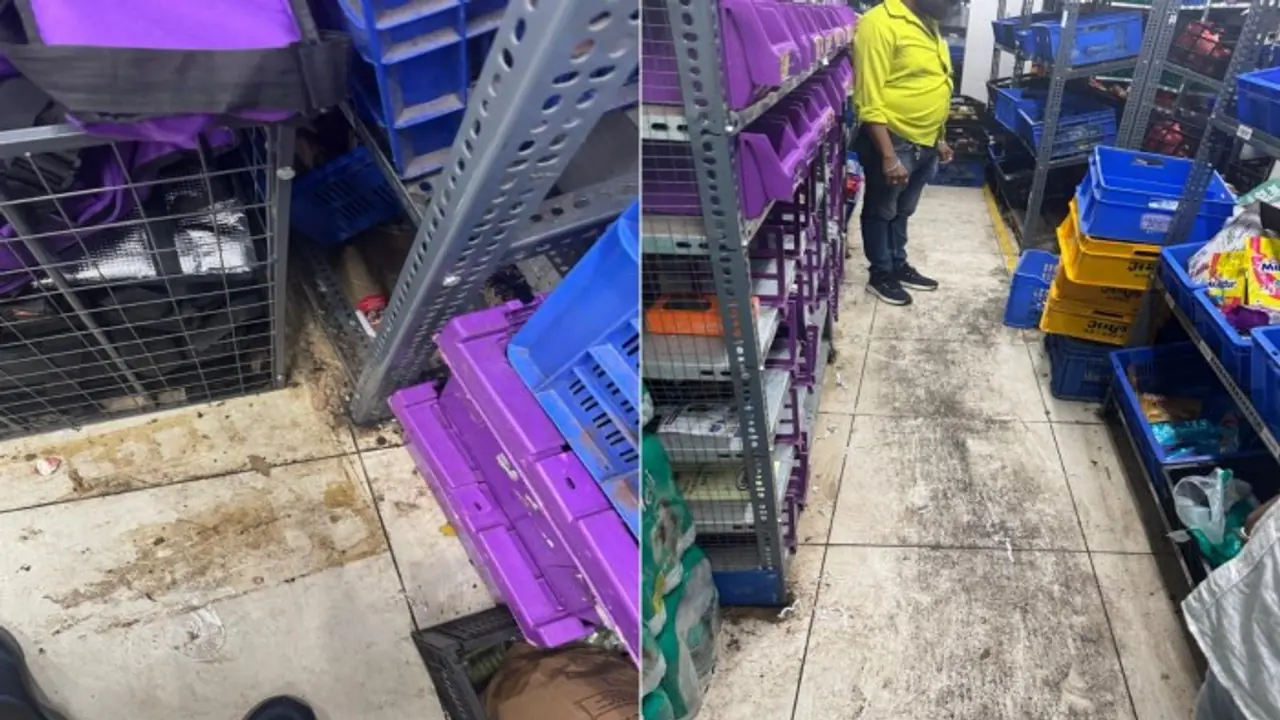 Zepto Dharavi unhygienic store Zepto Dharavi unhygienic store