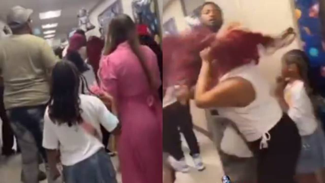 മോശമെന്ന് പറഞ്ഞാൽ മഹാമോശം; സ്കൂളിൽ രക്ഷിതാക്കളുടെ കൂട്ടത്തല്ല്, ഭയന്നുകരഞ്ഞ് കുഞ്ഞുങ്ങൾ മോശമെന്ന് പറഞ്ഞാൽ മഹാമോശം; സ്കൂളിൽ രക്ഷിതാക്കളുടെ കൂട്ടത്തല്ല്, ഭയന്നുകരഞ്ഞ് കുഞ്ഞുങ്ങൾ