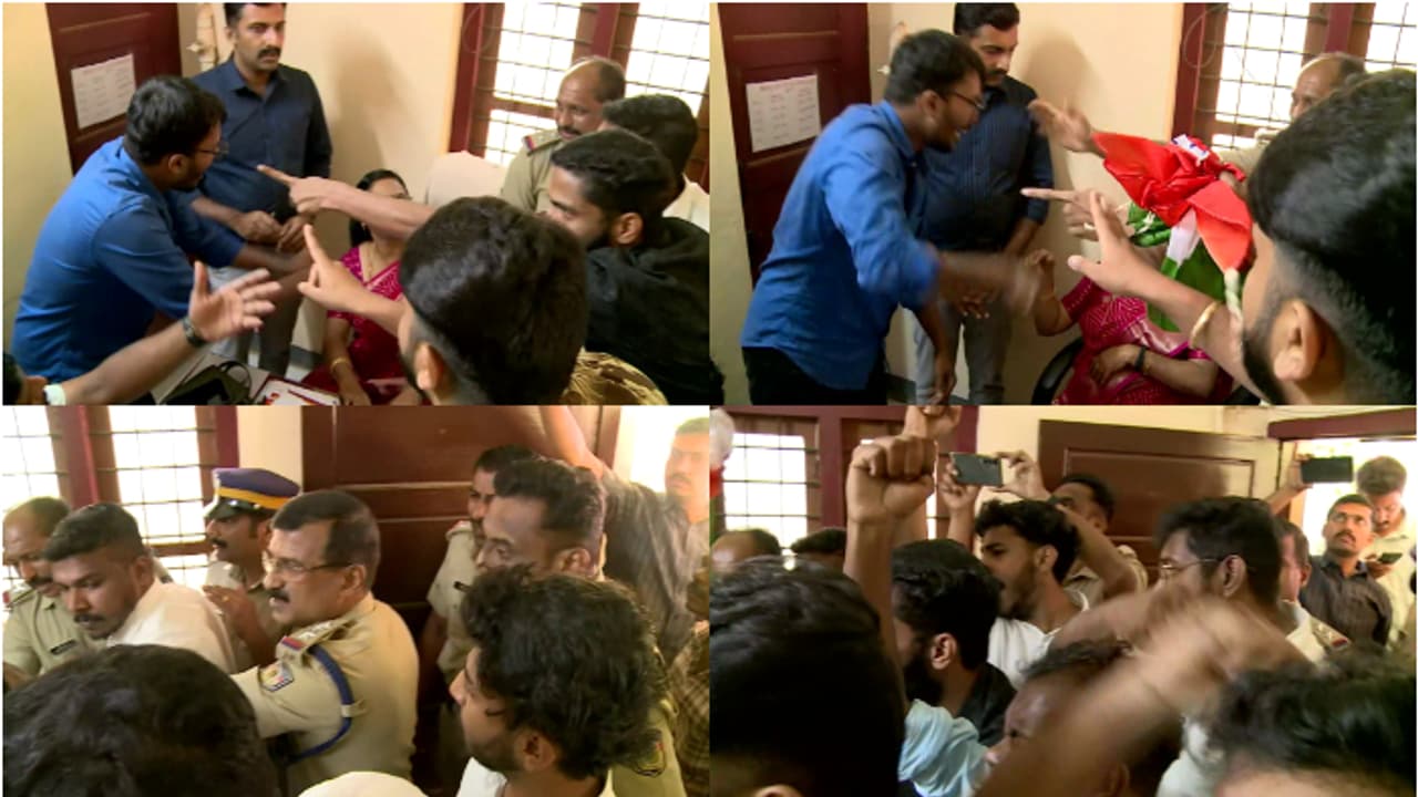 പ്രവേശനോത്സവത്തിനിടെ സർക്കാർ സ്കൂളിൽ രക്ഷിതാക്കളുടെ പ്രതിഷേധം; അടിമാലിയിൽ പ്രധാന അധ്യാപികയെ ഉപരോധിച്ചു