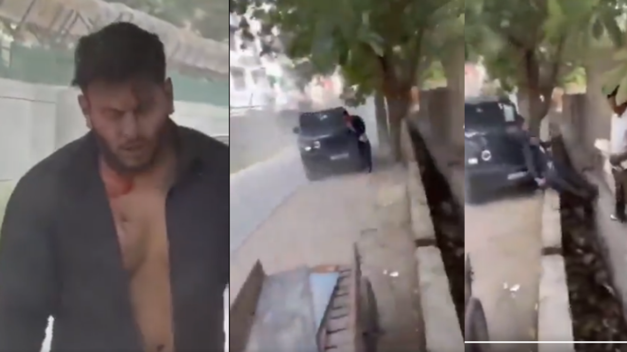 noida thar car accident road rage video sector 53 youth hit instagram fight noida thar car accident road rage video sector 53 youth hit instagram fight