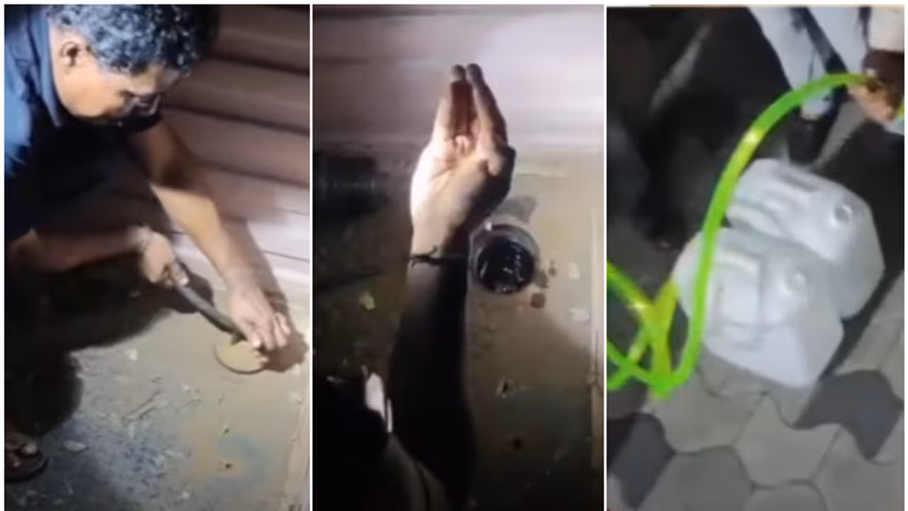 ഒറ്റനോട്ടത്തിൽ ആർക്കും തിരിച്ചറിയാനാവില്ല, മിനി ലോറിക്കുള്ളിൽ വലിയ രഹസ്യ അറ; കടത്തിയത് 1155 ലിറ്റർ സ്പിരിറ്റ് ഒറ്റനോട്ടത്തിൽ ആർക്കും തിരിച്ചറിയാനാവില്ല, മിനി ലോറിക്കുള്ളിൽ വലിയ രഹസ്യ അറ; കടത്തിയത് 1155 ലിറ്റർ സ്പിരിറ്റ്