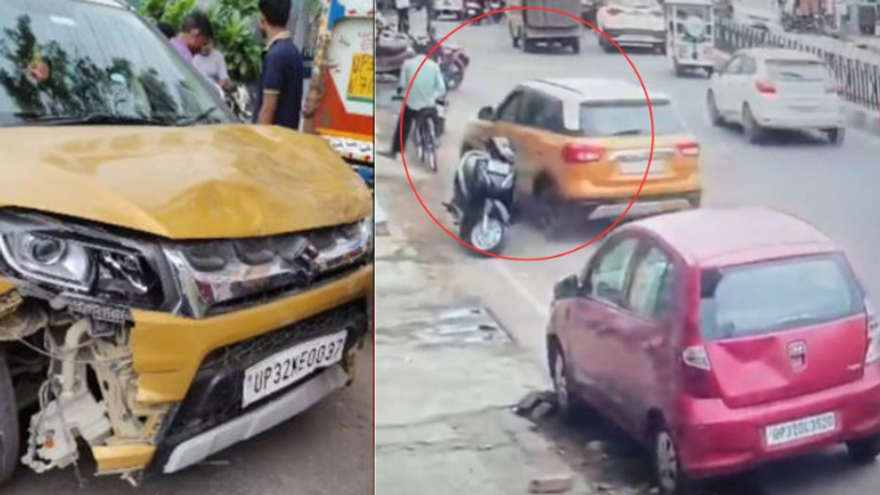 lucknow brezza car accident tanu gupta kgmu contractor boy injured madyaganj lucknow brezza car accident tanu gupta kgmu contractor boy injured madyaganj