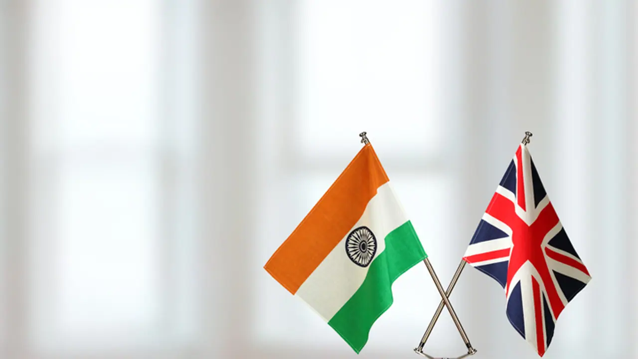 India UK flags Getty
