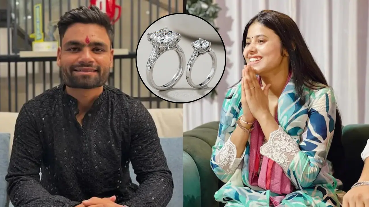 rinku singh priya saroj engagement ring ceremony lucknow samajwadi party cricketer mp