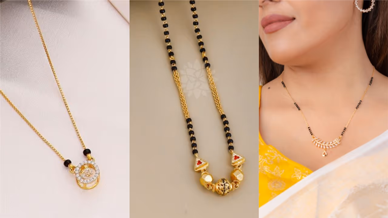 Simple mangalsutra for daily wear
