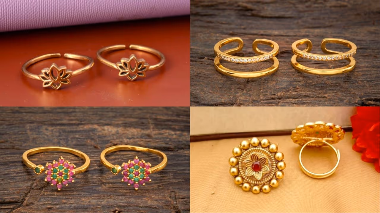 Gold Toe Ring Design