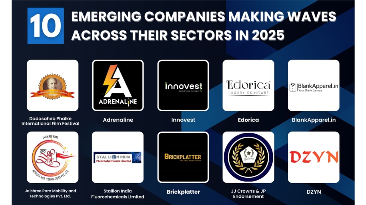 Meet 10 Emerging Companies Making Waves Across their Sectors in 2025