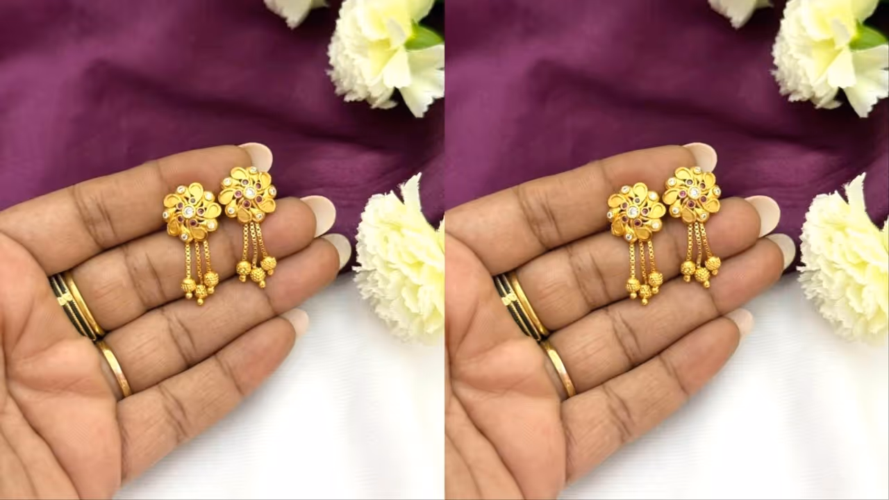 2 ग्राम गोल्ड इयररिंग्स 