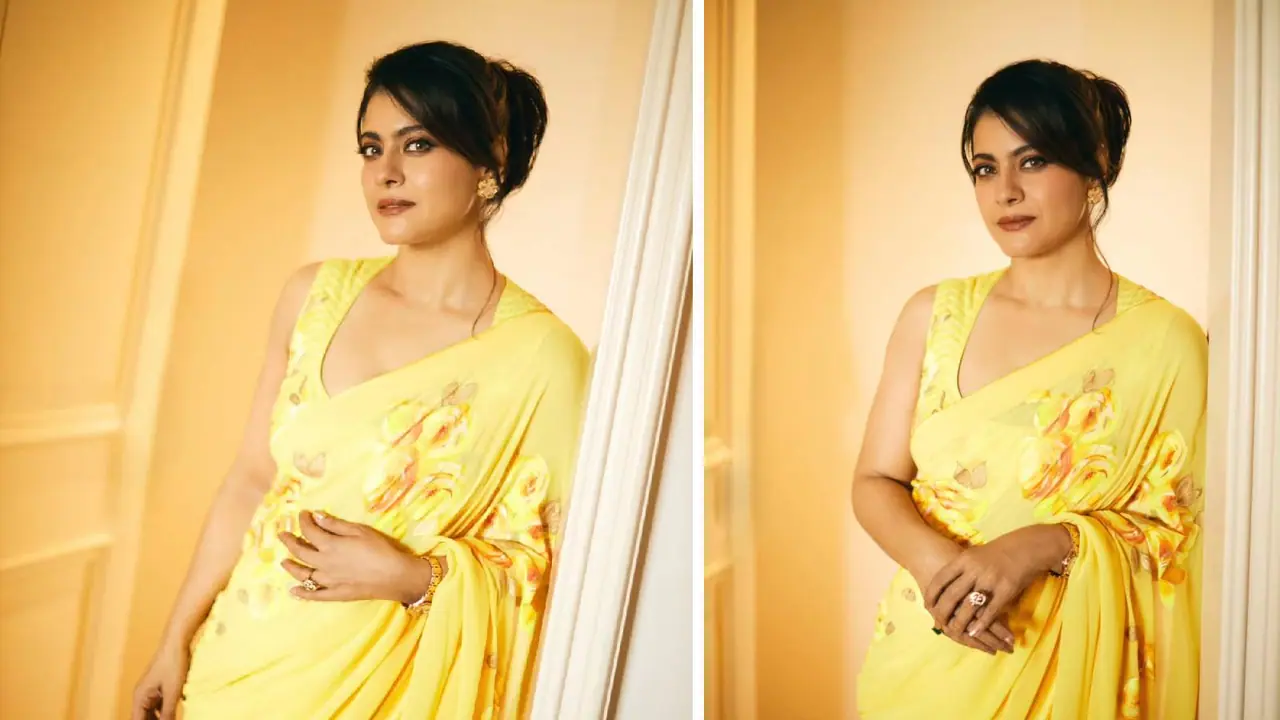 Floral Yellow Saree