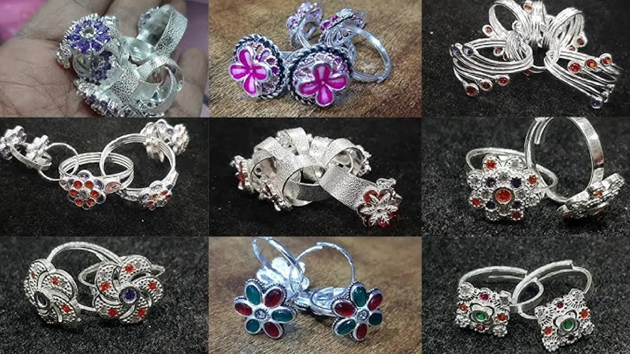 Silver toe ring design Fancy bichhiya ideas under rs 500 for new brides Silver toe ring design Fancy bichhiya ideas under rs 500 for new brides