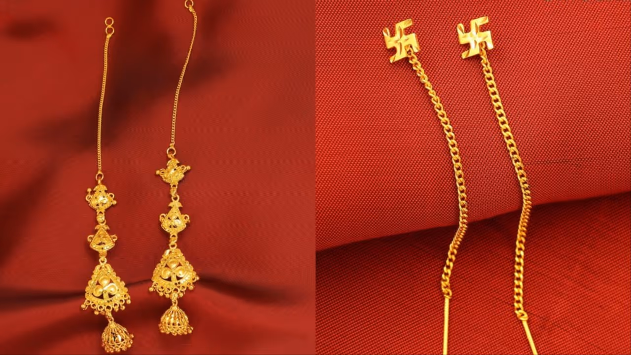 Sui Dhaga Gold Earrings Sui Dhaga Gold Earrings