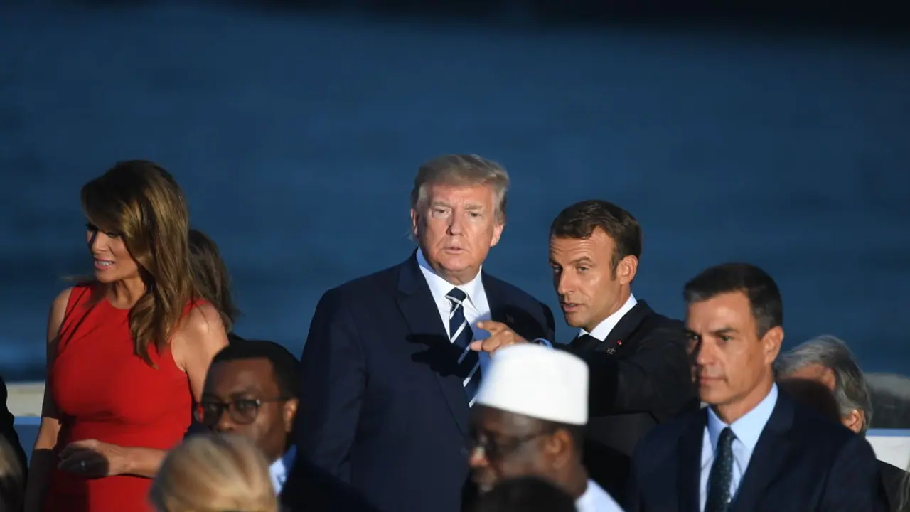 Donald Trump, Emmanuel Macron