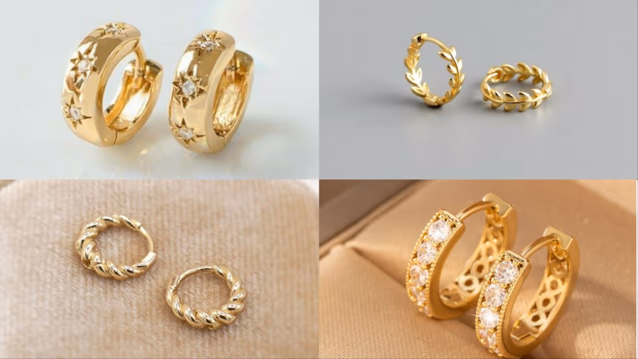 Gold Hoop Earrings photo with price