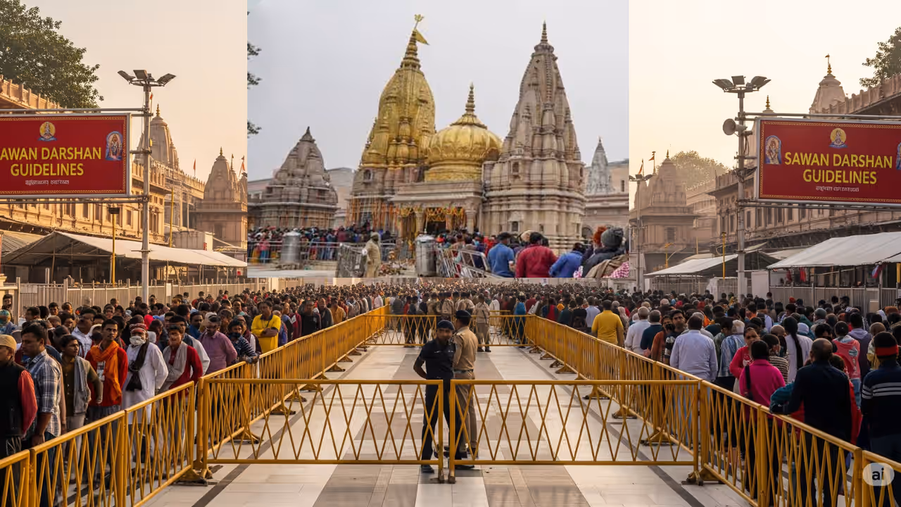 sawan 2025 kashi vishwanath darshan guidelines updates sawan 2025 kashi vishwanath darshan guidelines updates