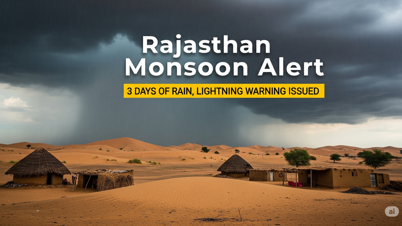 rajasthan monsoon 2025 barish alert weather news rajasthan monsoon 2025 barish alert weather news