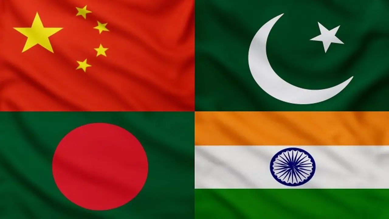 China, Pakistan, Bangladesh and India China, Pakistan, Bangladesh and India