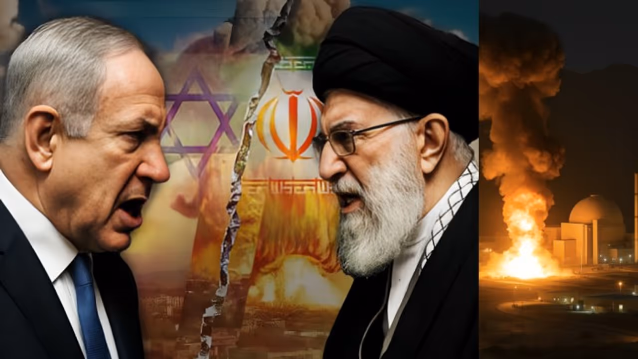 Benjamin Netanyahu and Ayatollah Ali Khamenei