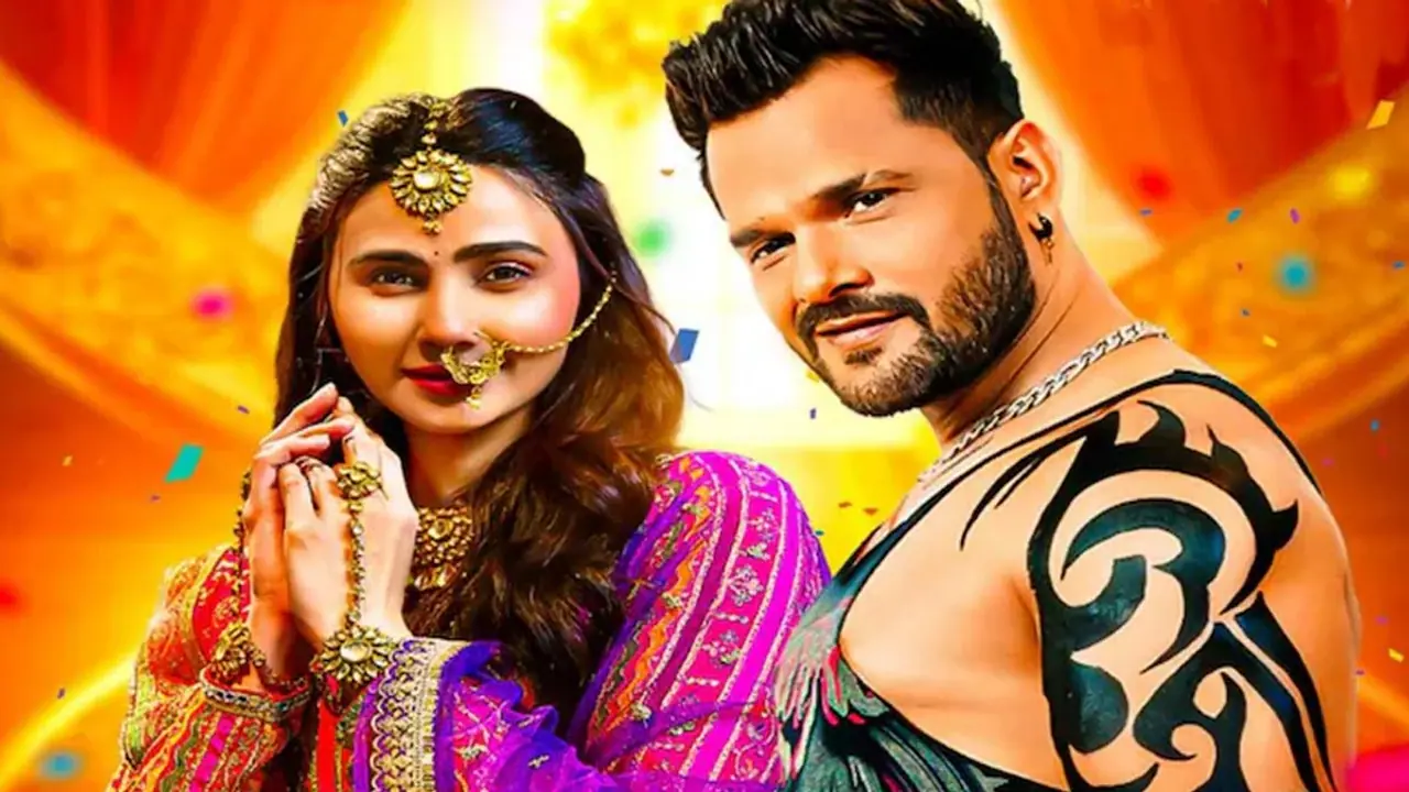 bhojpuri actor khesari lal yadav and daisy shah new song nathuniya 2 viral bhojpuri actor khesari lal yadav and daisy shah new song nathuniya 2 viral