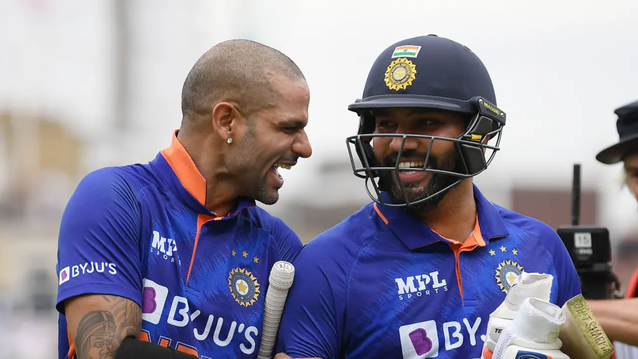 Shikhar Dhawan and Rohit Sharma