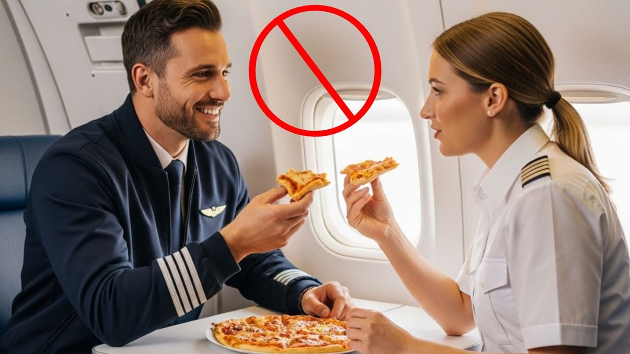 why do the pilot and copilot not eat the same food on a flight